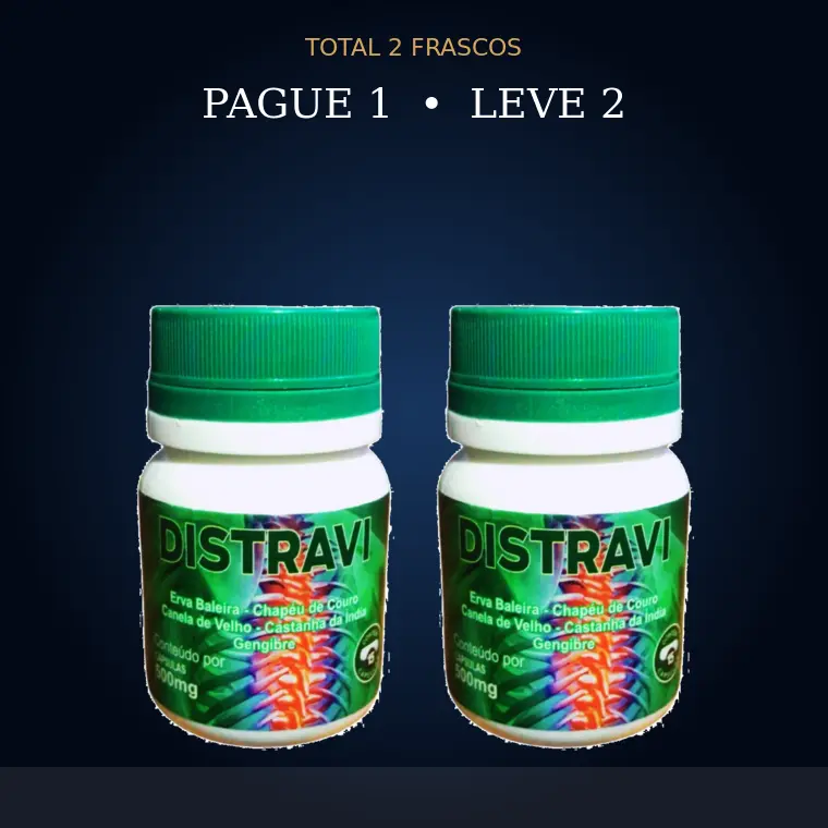 Kit com 2 frascos de Distrave: pague 1, leve 2